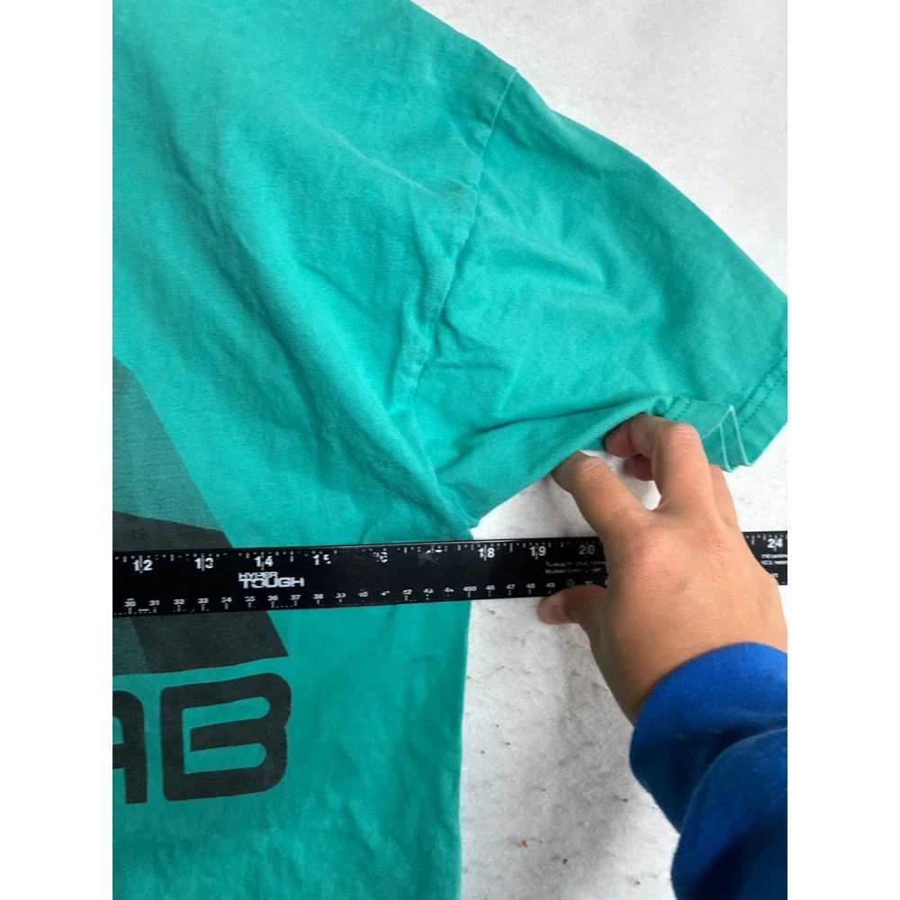The North Face Mens Moab Graphic Box Logo T-Shirt Teal Green XS AXBP631